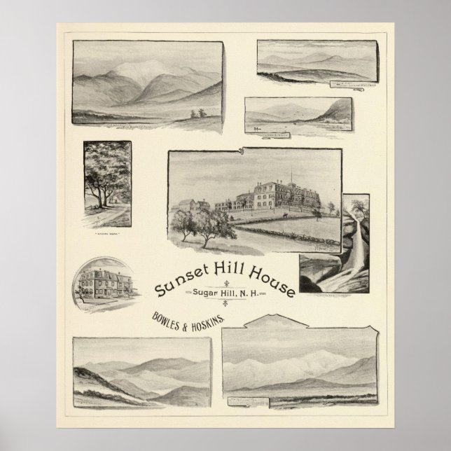 Sunset Hill House, Sugar Hill, NH Poster (Vorne)