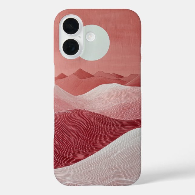 Sunset Hills Phone Case (Rückseite)