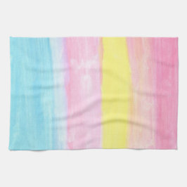 Sunset Horizon Wasserfarbe Abstrakt  Geschirrtuch