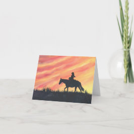 Sunset Horseback Ride Karte