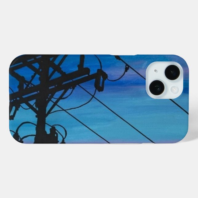 'Sunset Hum' Gemälde auf einem Case-Mate iPhone Hülle (Rückseite (Horizontal))