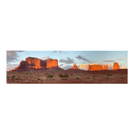 Sunset in Monument Valley Fotodruck
