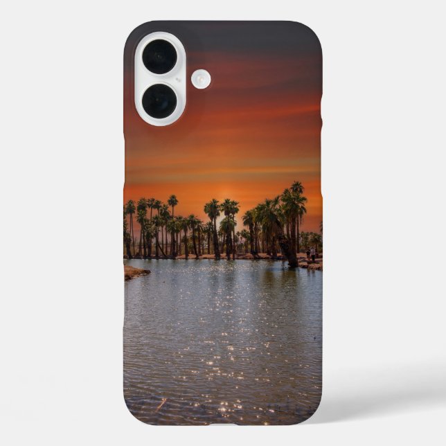 Sunset in Papago Park IPhone Case (Rückseite)