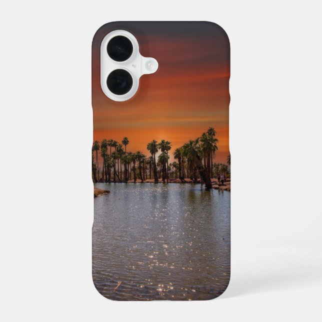 Sunset in Papago Park IPhone Case 16 Hülle (Rückseite)