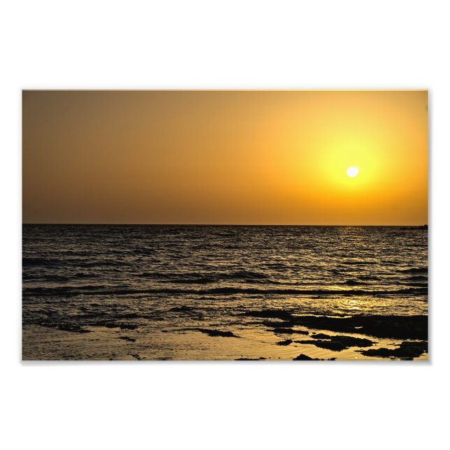 Sunset in Paphos, Zypern (2485) Fotodruck (Vorne)