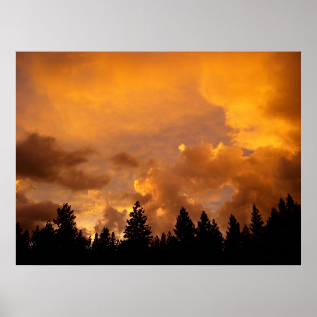 Sunset in the Sierras - Print Poster (Vorne)