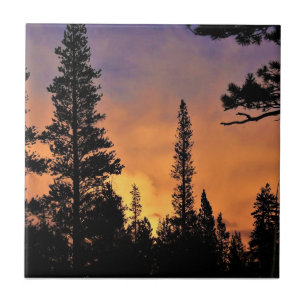 Sunset in Tuolumne Meadows, Yosemite, CA Fliese