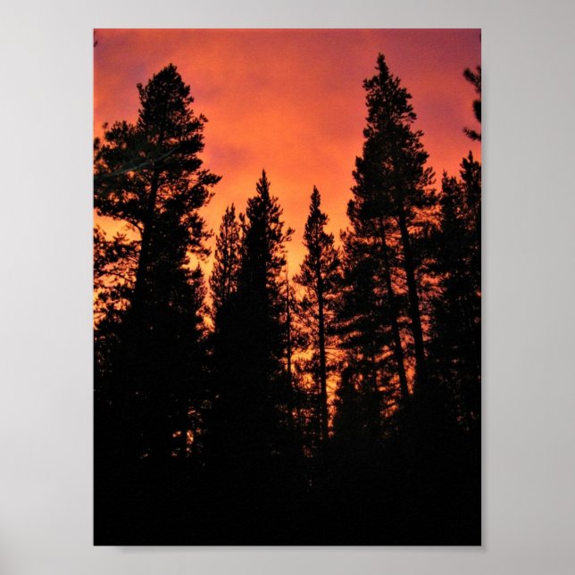 Sunset in Tuolumne Meadows, Yosemite, CA Poster (Vorne)