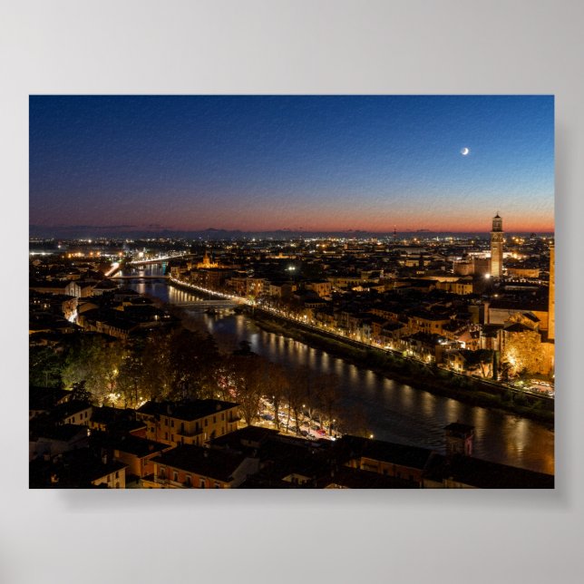 Sunset in Verona Poster (Vorne)