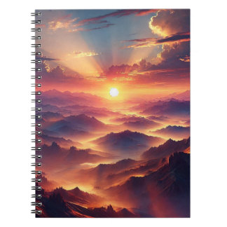 Sunset Inspiration Notebook Notizblock