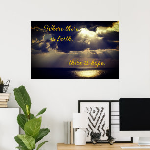 Sunset Inspiration Wall Poster