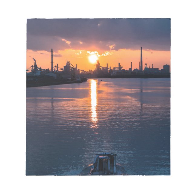 Sunset Japan Sky Notizblock (Vorderseite)