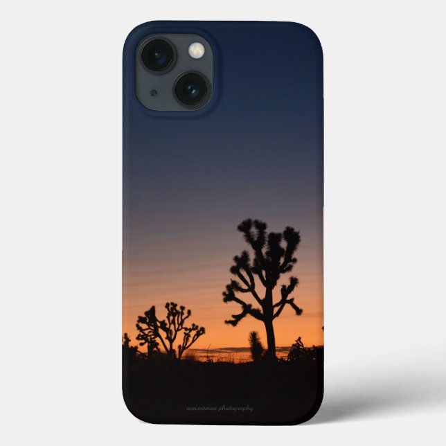 Sunset Joshua Trees Case-Mate iPhone Hülle (Rückseite)