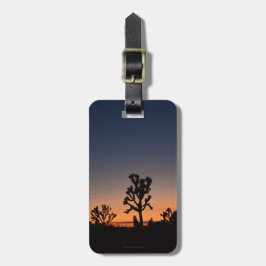 Sunset Joshua Trees Gepäckanhänger