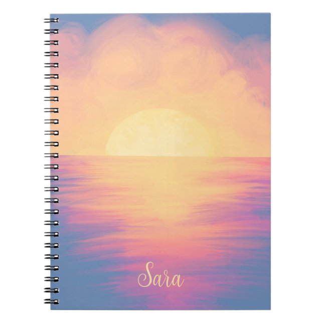 Sunset Journal Notizblock (Vorderseite)