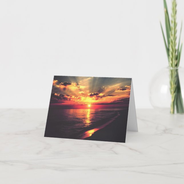 SUNSET-Karte Karte (Vorderseite)