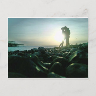 Sunset Kiss Postkarte