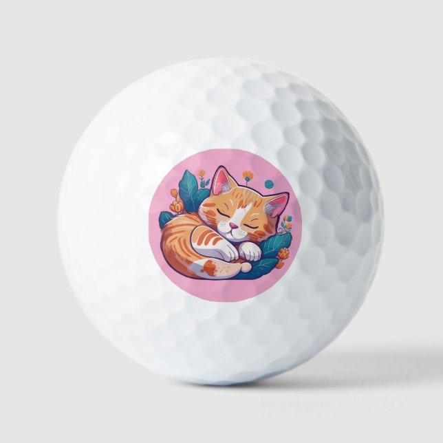 Sunset Kitty Golfball (Vorderseite)