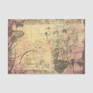 Sunset Ladys decoupage Seidenpapier