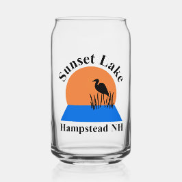 Sunset Lake Glasdose Dosenglas