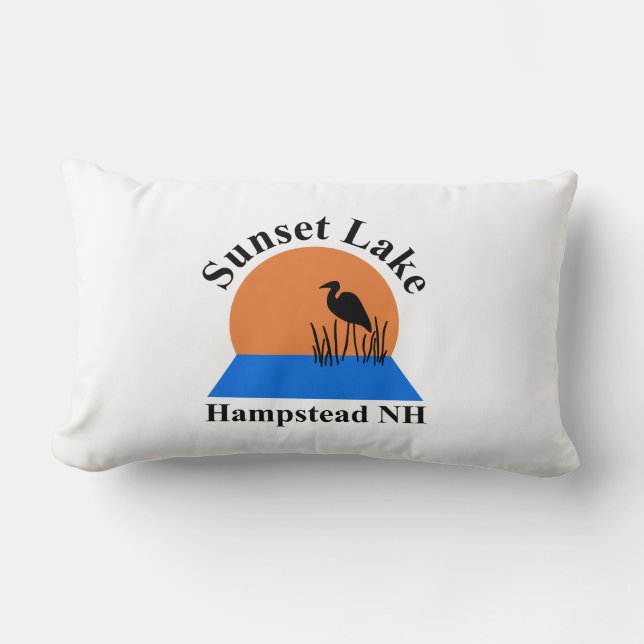 Sunset Lake Pillows Lendenkissen (Vorderseite)