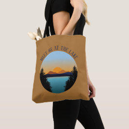 Sunset Lake Urlaub Tasche