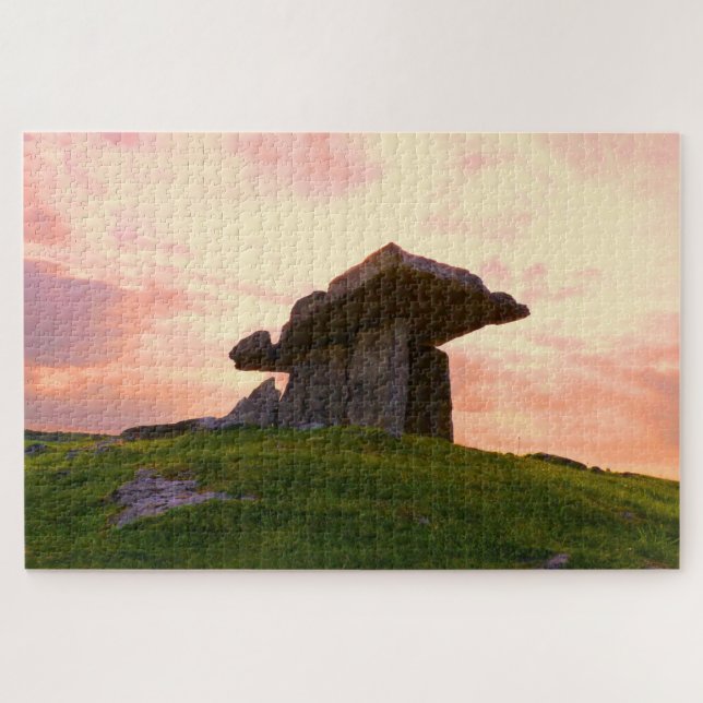 Sunset Landkreis Clare Dolmen (Horizontal)
