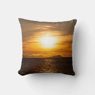 Sunset Landscape Foto Kissen
