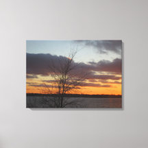 Sunset Leinwand - 23,17" x 16,50"