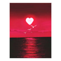 Sunset Liebe - Romantik - Hinzufügen von Text / Fo