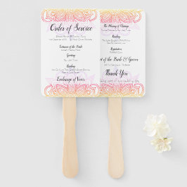 Sunset Mandala Order Fan Fächer