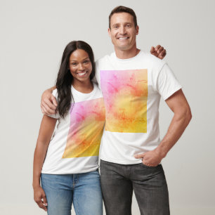 Sunset Marble Art T - Shirt
