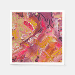 Sunset Maze Serviette