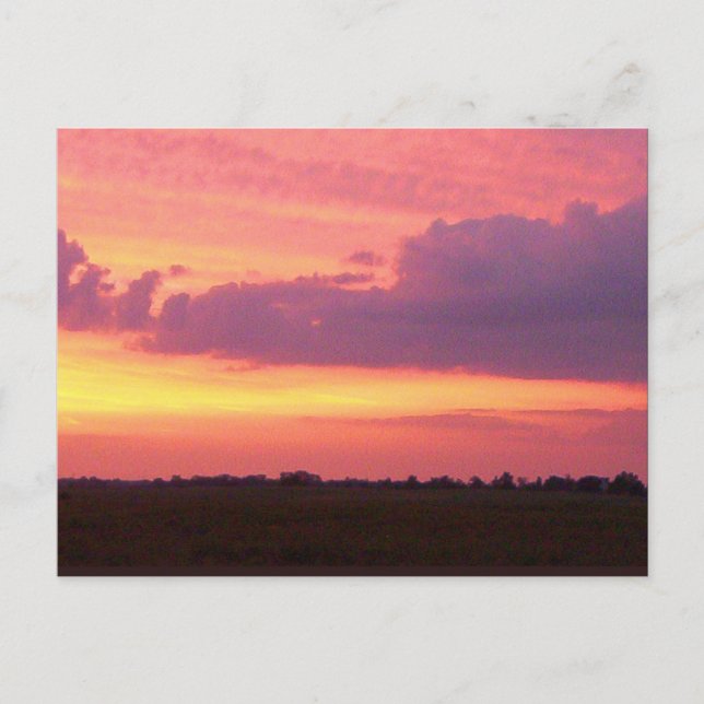 Sunset ... mein eigenes 2004 postkarte (Vorderseite)
