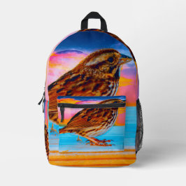 Sunset Melody Bedruckter Rucksack