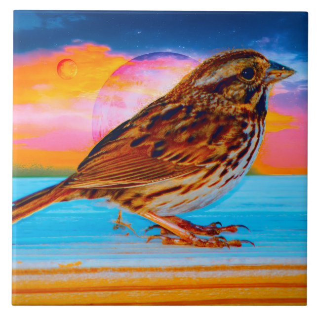Sunset Melody Fliese (Vorderseite)