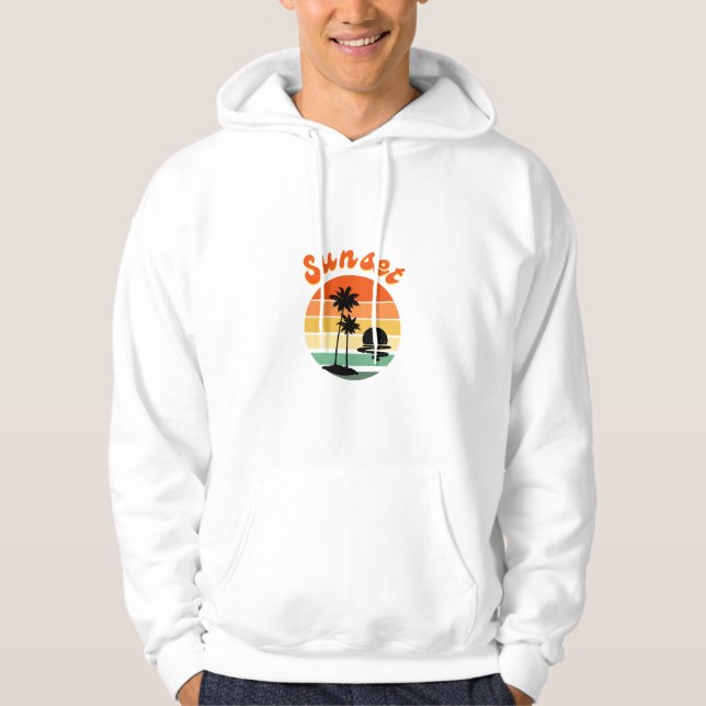 Sunset Men Hoodies Design (Vorderseite)
