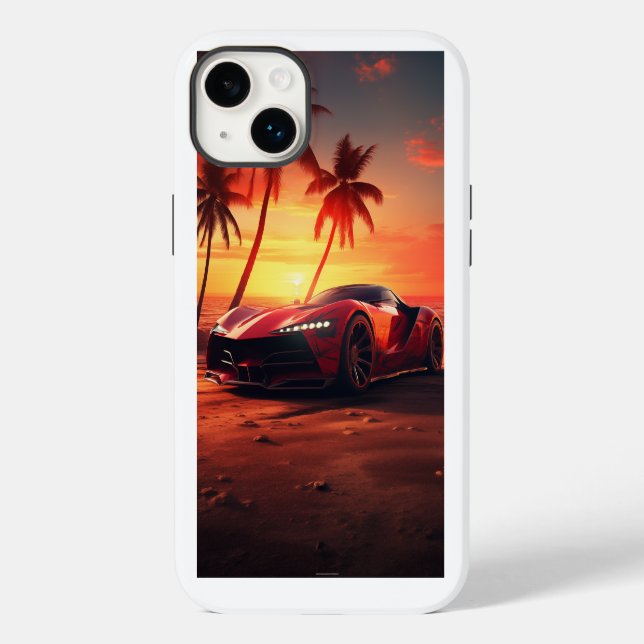 Sunset Mirage Supercar Case-Mate iPhone 14 Plus Hülle (Rückseite)