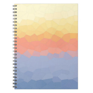 Sunset Mosaik Gradient Abstrakt Art Notizblock