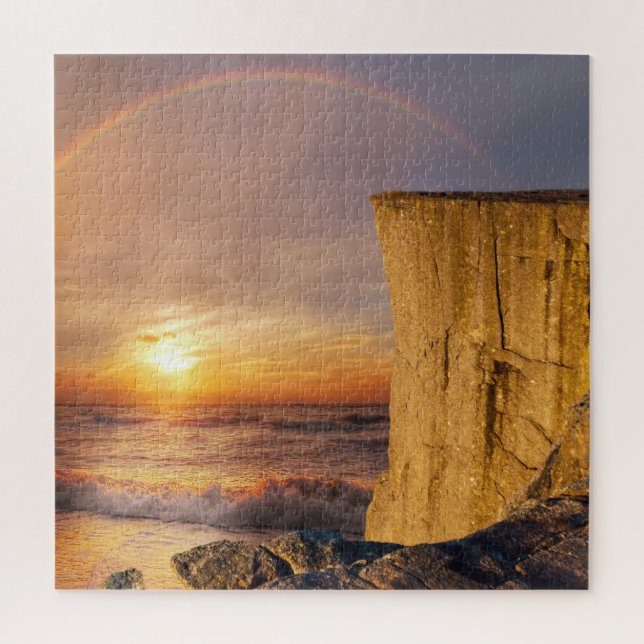 Sunset Ocean Cliff (Vertikal)