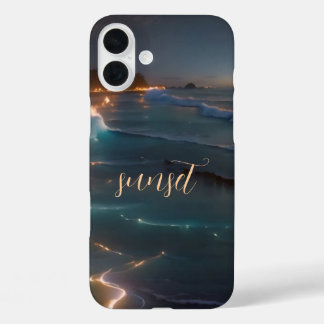 Sunset Ocean Mit Monogramm Case - Mate iPhone