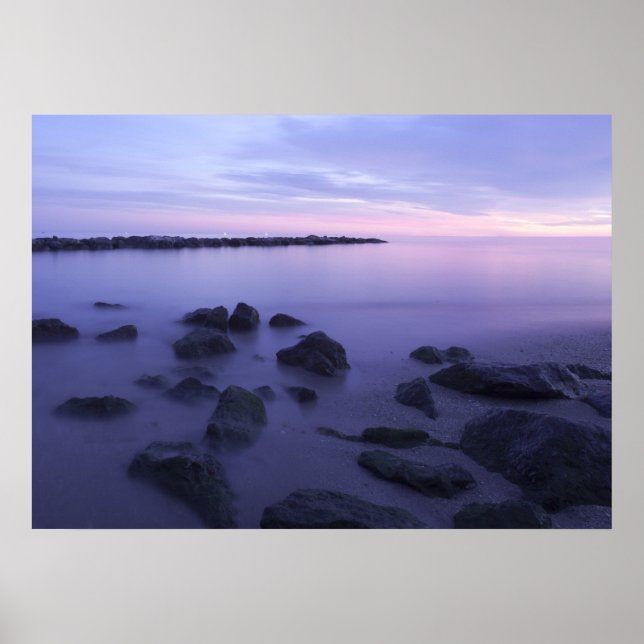 Sunset Ocean Poster (Vorne)