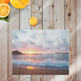 Sunset Ocean Waves Monterey California Foto
