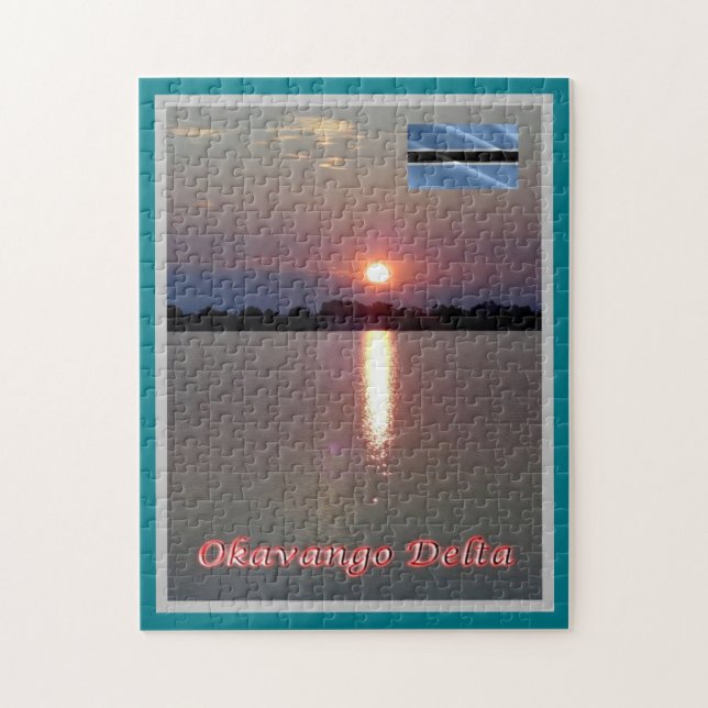SUNSET Okavango Delta - (Vertikal)
