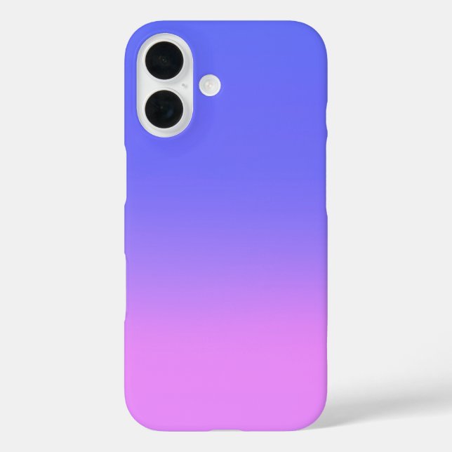 Sunset Ombre Glow - iPhone 16 Coque (Verso)