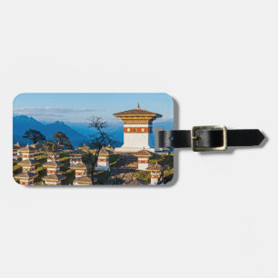 Sunset on Dochula Pass - Bhutan, Himalaya Gepäckanhänger