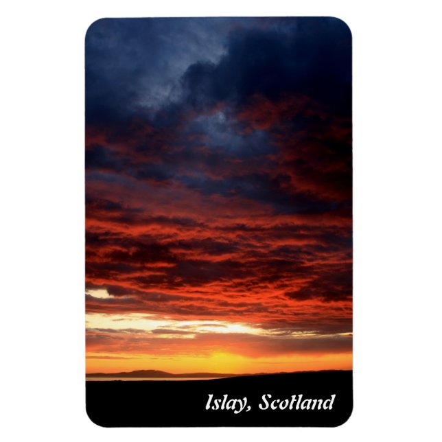 Sunset on Islay, Schottland Magnet (Vertikal)