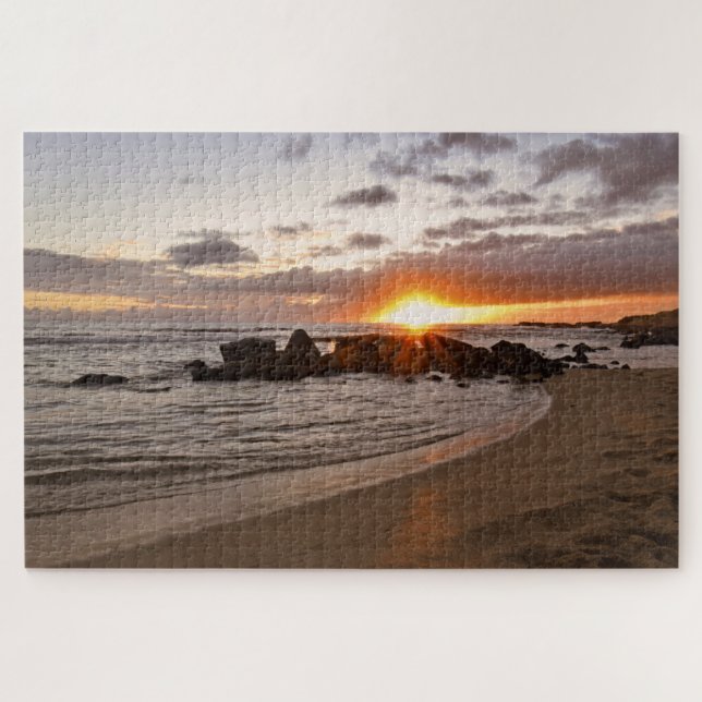 Sunset on Kauaii - Hawaii - 20x30 - 1014 Stk. (Horizontal)