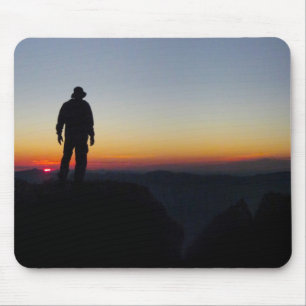 Sunset on Mt Whitney - John Muir Trail Mousepad
