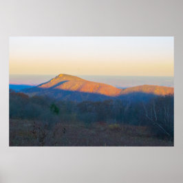 Sunset on Old Rag Mountain, Shenandoah NP, VA Poster